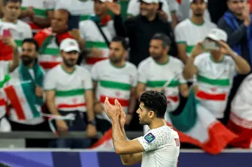 Mehdi Taremi salutes Iran supporters