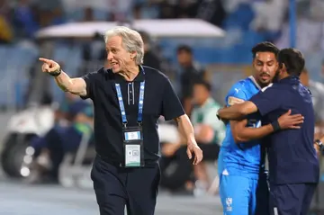 Al Hilal's Portuguese coach Jorge Jesus pictured on the sidelines in September 2023