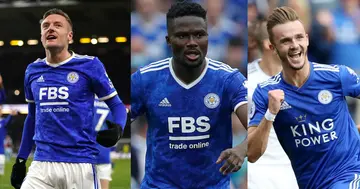 Daniel Amartey, Jamie Vardy, James Maddison, English Premier League, Leicester City