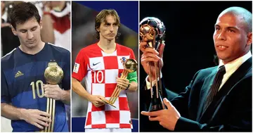 Ronaldo, Messi, Luka Modric, World Cup, Golden Ball