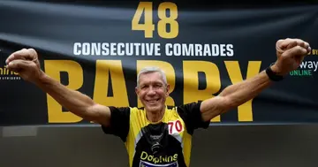 Comrades Marathon, Barry Holland, Completes, 48, Consecutive, Ultimate Human Race, Sport, South Africa, World, Athletics, Pietermaritzburg, Durban