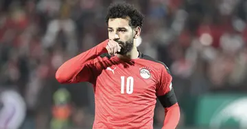 Salah in action during the 2022 FIFA World Cup qualification clash between Egypt and Senegal. Photo by Omar Zoheiry.