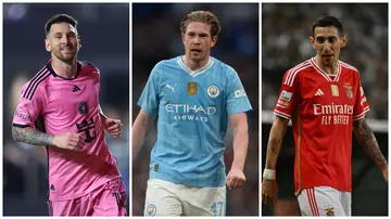 Dries Mertens, Kevin De Bruyne, Lionel Messi, Angel Di Maria, Alejandro Grimaldo, top assisters