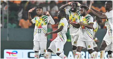 Mali's Nene Dorgeles refused to celebrate against Ivory Coast in their AFCON quarter-final clash.
