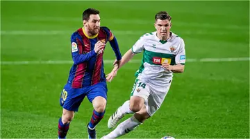 Elche goalkeeper stunned after legendary Lionel Messi asked for with request after Barcelona win