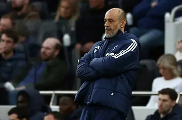 Frustrated: Nottingham Forest manager Nuno Espirito Santo