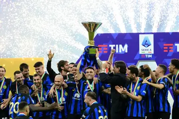 Inter Milan were crowned Italian champions last weekend