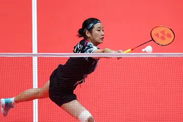 An Se-young competes in the Women's Singles Semi-finals