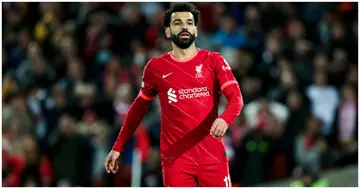 Mohamed Salah during the UEFA Champions League match between Liverpool v Villarreal at the Anfield. Photo by David S. Bustamante.