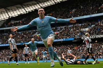 Phil Foden's fourth goal in three games helped Manchester City beat Newcastle 2-0