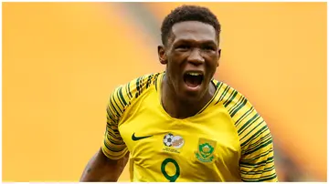 Bafana Bafana's Lebo Mothiba is one of the strikers linked with Kaizer Chiefs this summer after departing Strasbourg.