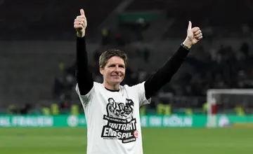 Frankfurt head coach Oliver Glasner will leave the club after Saturday's DFB Pokal final
