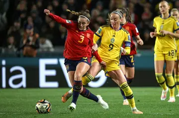 Spain's Teresa Abelleira (left) has been an outstanding holding midfielder at this World Cup