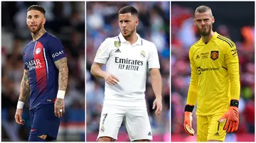 Sergio Ramos, Eden Hazard, David de Gea, footballers who are still free agents 