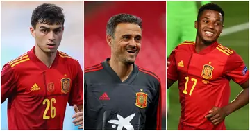 Ansu Fati, Luis Enrique, Pedri, Barcelona, Spain, 2022 World Cup