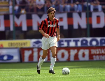  Alessandro Costacurta of AC Milan in action during the Serie A 1992-93, Italy