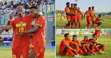 Ghana's U-20 football team beat Benin in the Africa Games.