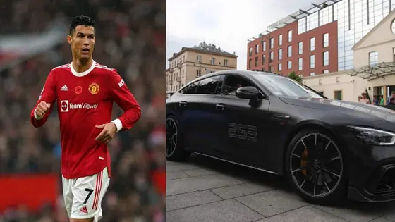 Ronaldo Drives into Man United Training in Over GHc2m Bentley after Disappointing International Break