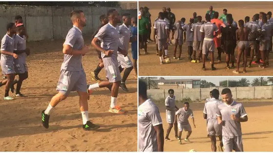 Sierra Leone Players Train on Grassless Pitch Ahead of Friendly Against AFCON Host Ivory Coast