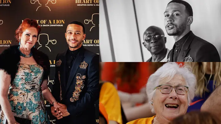 The mother of Memphis Depay, Cora Schensema, during the presentation  News Photo - Getty Images