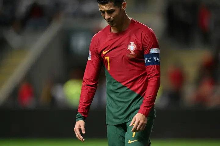 Cristiano Ronaldo has scored 117 goals for Portugal, but has only netted three in 16 games for Manchester United this season