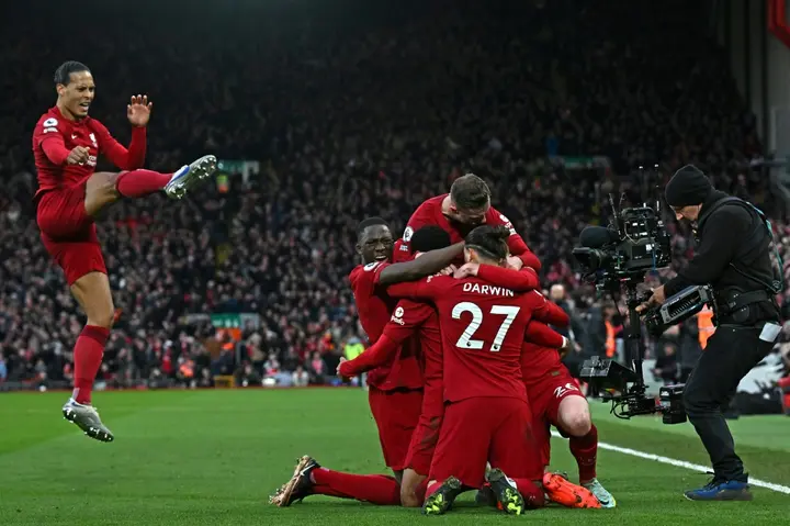 Liverpool have taken 13 points from a possible 15 in their last five Premier League games