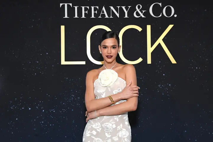 Bruna Marquezine attends the launch of the Lock Collection