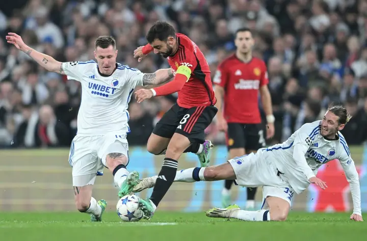 Manchester United stunned by Copenhagen in seven-goal Champions League  thriller