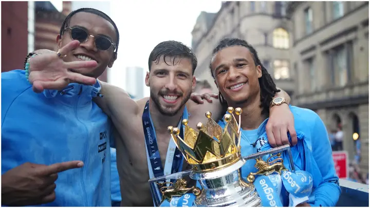 Manuel Akanji, Ruben Dias, Nathan Ake, Manchester City, Premier League.