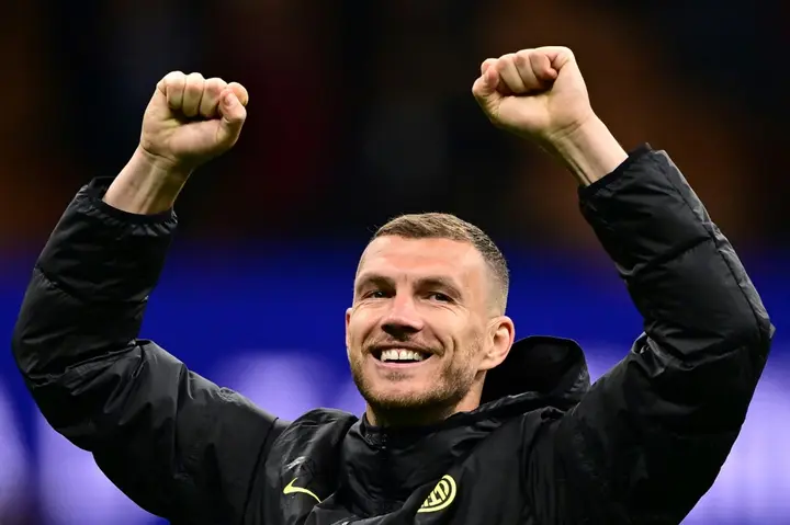 Edin Dzeko has gone one better with Inter than he did with Roma