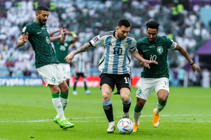 What were Saudi odds to beat Argentina?