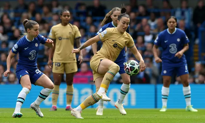 Barcelona's English defender Lucy Bronze is a three-time Champions League winner and hopes to make it a fourth in Eindhoven