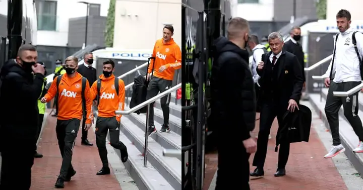 Police Escort Man United Stars from Lowry Hotel After Chaos Rocked Old Trafford