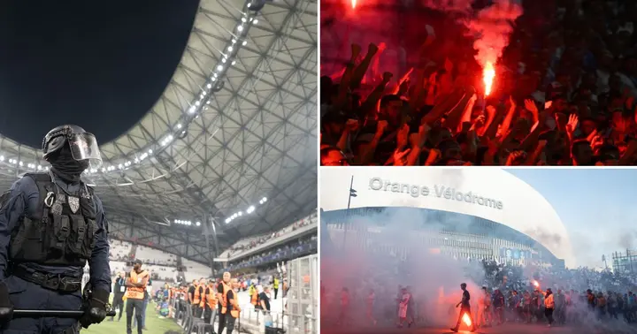 Orange Vélodrome, Eintracht Frankfurt, Fans, Banned, Fan Violence, Champions League, Marseille, France, Sport, World, Soccer
