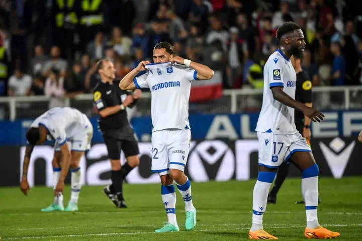 Auxerre were relegated after their defeat against Lens combined with a win for Nantes against Angers