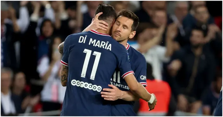 Angel Di Maria tells Lionel Messi to take PSG teammate's shirt number next  season - Mirror Online