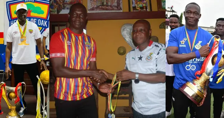 Hearts goalkeepers trainer Eric Amponsah gifted a plot of land by Goaso chief