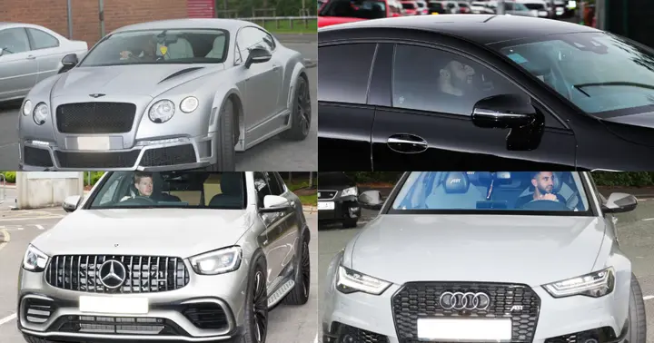 Manchester City players' cars