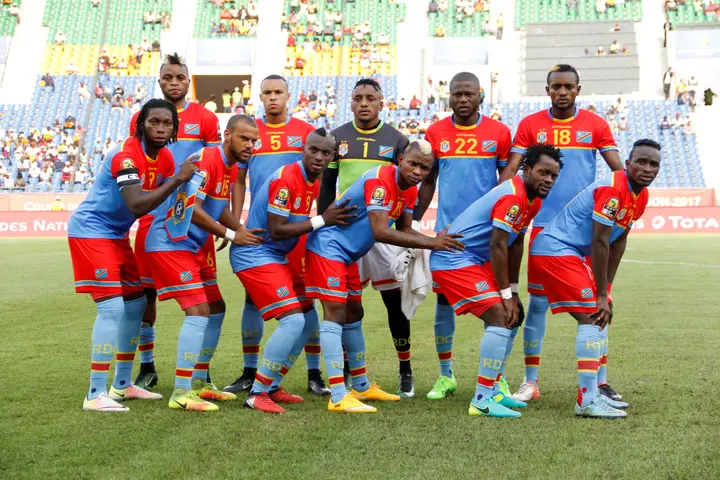 DR Congo national football team rankings