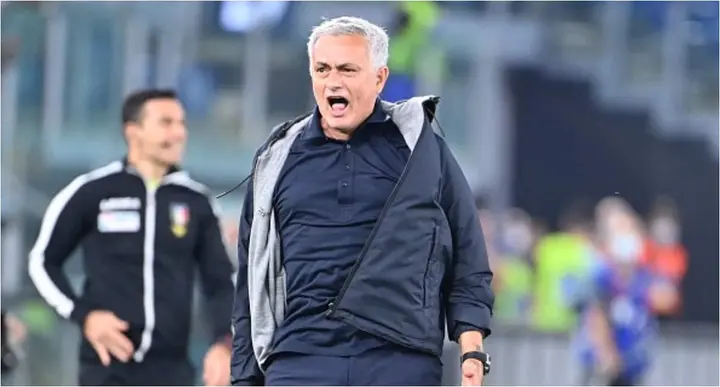 Mourinho aims dig at referee after Roma struggled to to beat Udinese in Serie A
