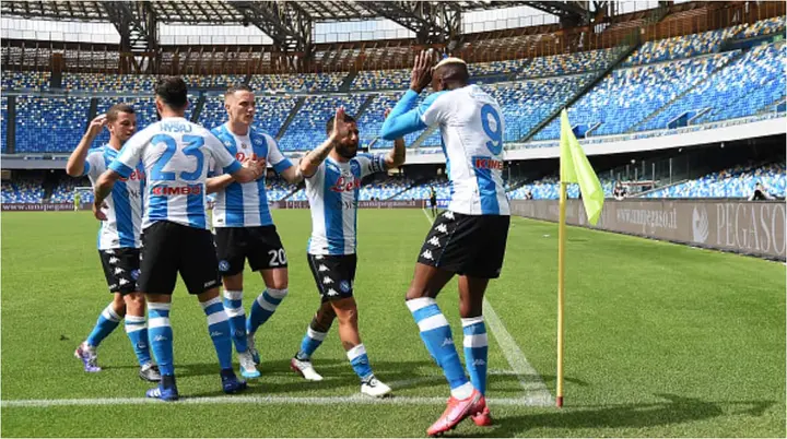 Super Eagles Star Victor Osimhen Scores and Limps Off As Napoli Hold Tough Serie a Team