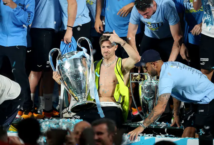 Jack Grealish, Lionel Messi, Champions League, Barcelona, Manchester City