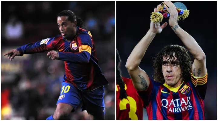 Barcelona, Carles Puyol, Ronaldinho, most important