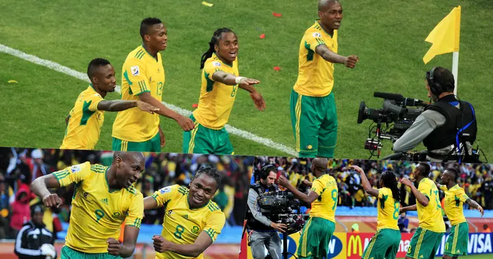Siphiwe Tshabalala's 2010 World Cup goal celebration