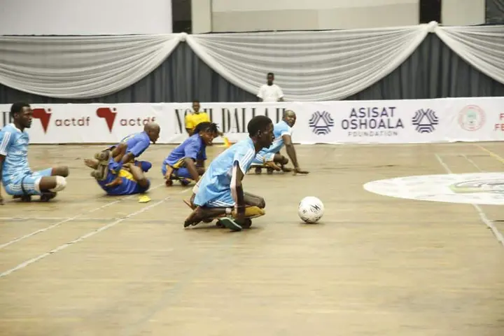 Action at the Girls and Para Soccer Championship