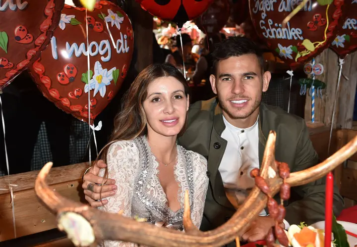 Lucas Hernandez with Amelia his wife