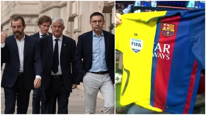 Josep Maria Bartomeu, Sandro Rosell, referee, payments