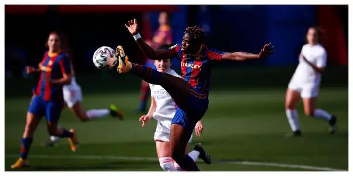 Nigerian striker scores brace in El Clasico as Barcelona crush Real Madrid