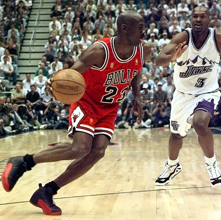 Most expensive NBA shoes of all time- Air Jordan 12 Flu game