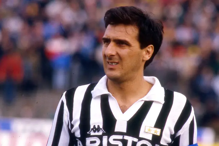 Gaetano Scirea in Juventus during 1987-88 season